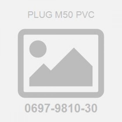 Plug M50 Pvc